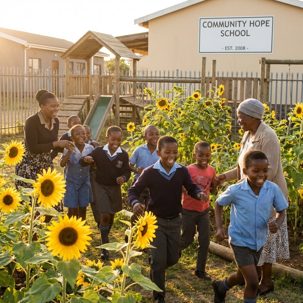 Happy Children at Graceland Orphanage
